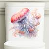 10 Styles Summer Seaside Vacation Wall Stickers Beach Sunset Stickers Toilet Stickers Self Adhesive Waterproof