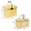 Folding Picnic Thermal Insulated Bag for Food Beer Outdoor Thickened Storage Bags Camping Handbag Water-Proof Lunch Box Basket  Practical Use