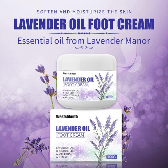 100g Pedicure Gel Easy To Use Nourishing Plant Extracts Lavender Oil Foot Cream for Beauty