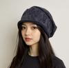 Vintage Cotton Beanie Hat For Women With Windproof Warmth For Autumn And Spring Wear