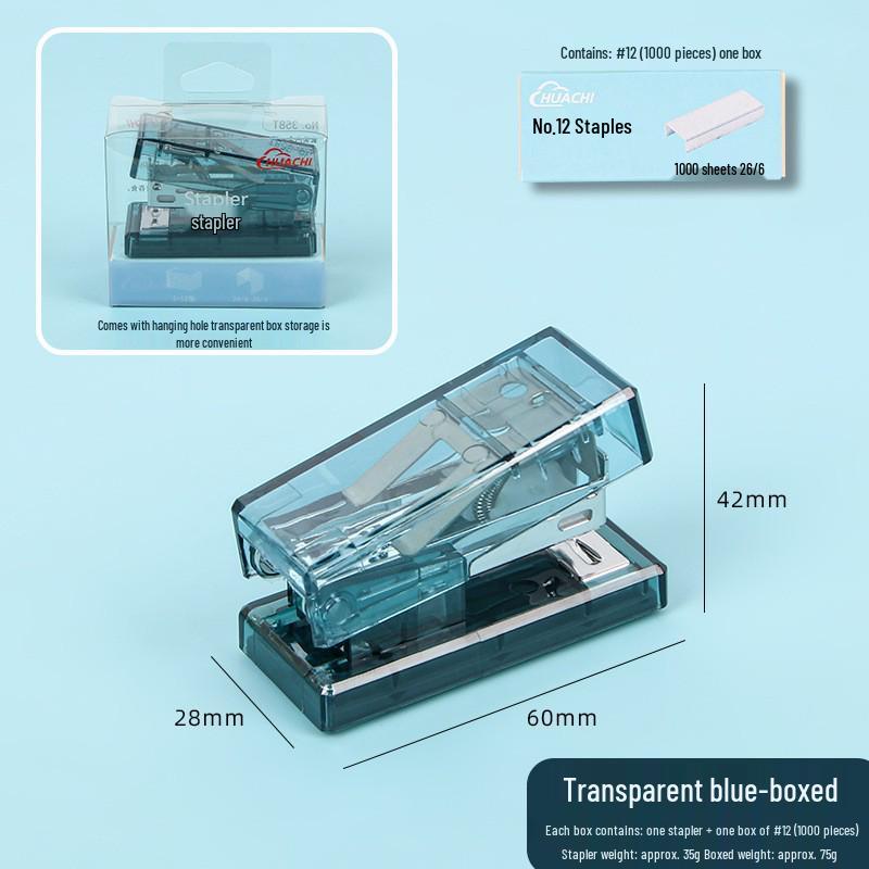 Mini Cartoon Stapler Set - Cute Student Multifunctional Stapler for Binding Exam Papers