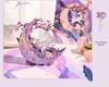 Moonlit Deer Resting 3D Greeting Card - Christmas, Birthday, & Special Occasion Ins Style Creative Card