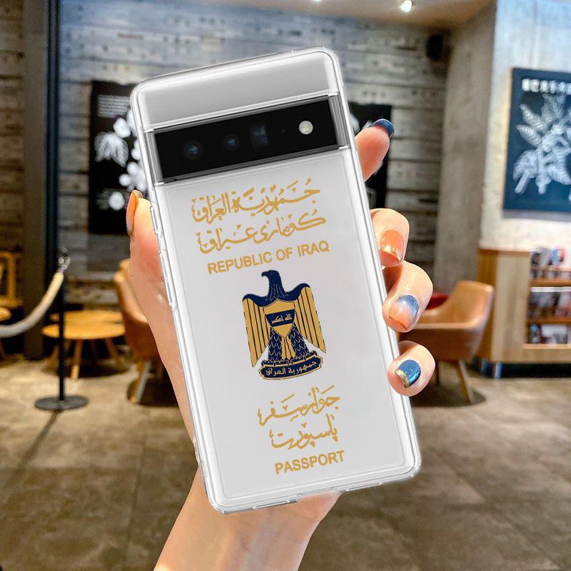 Saddam Hussein Iraq Flag Phone Case For Google Pixel 8 7 6 Pro 6A 5 4 5A 4A 3A XL 5G Silicone Shockproof Soft Clear Cover Fundas