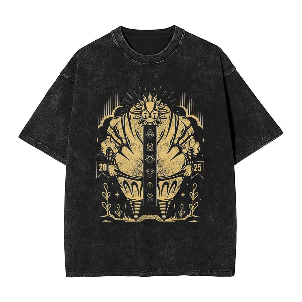 Washed T-Shirt Men  Aesthetic Casual T-Shirts Summer Breathable Harajuku Tees Design Oversized Tops