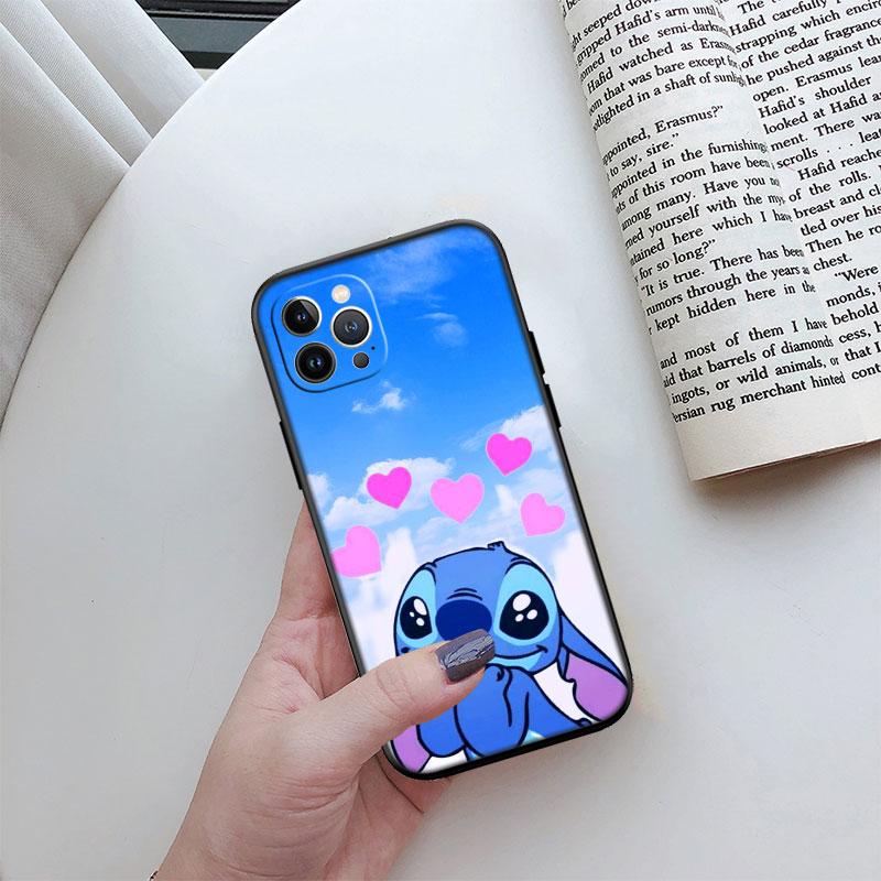 Cartoon Stitch Handyhülle für Samsung Galaxy S24 S25 Ultra FE Plus Edge A22 A24 A25 A35 A02S A21S
