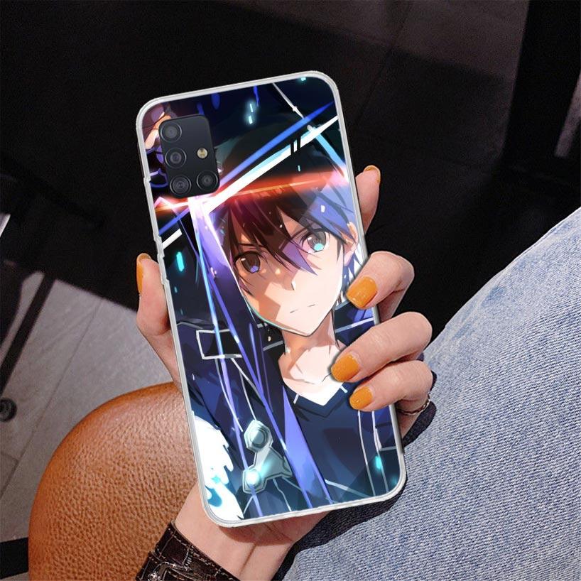 Sword Art Online Anime Phone Case For Samsung Galaxy A52 A32 A22 A12 A51 A31 A50S A30S A20S A10S Note 20 Ultra 10 Plus S10 A72 A