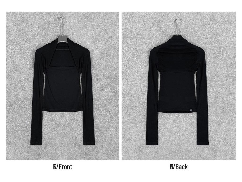 Original Lyocell Merino Wool Two-Piece Knitted Base Layer Top for Autumn/Winter