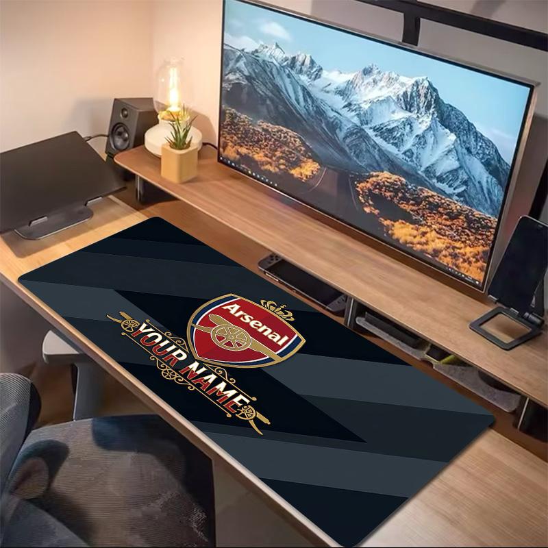 Tlač Futbalového klubu Arsenal Vankúš Protišmyková Podložka pod Notebook Tablet Veľká Podložka pod Myš XXL Podložka Mini PC Podložka na Hranie S uzamknutým okrajom