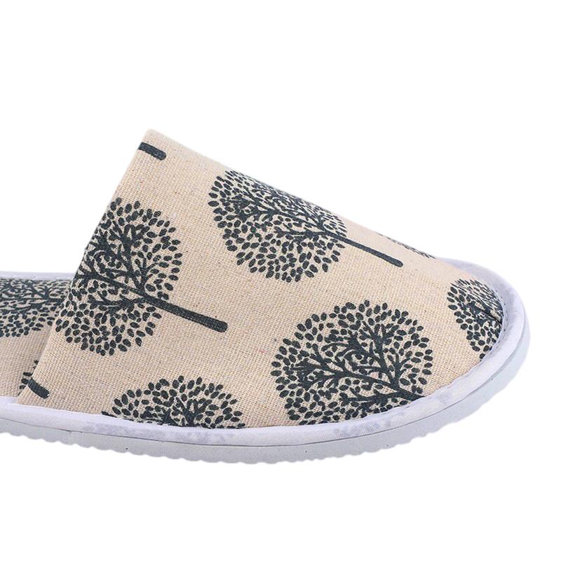 1Pair Disposable Breathable Entertaining Guests High Quality Animal Print Hotel Supplies Non-Slip Travel Slippers Multiple Colors