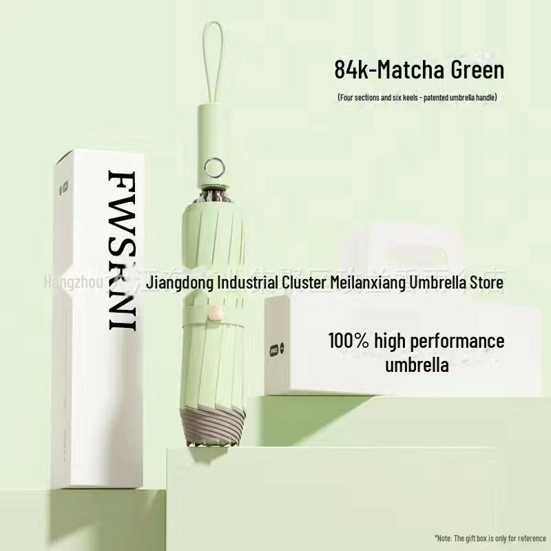 Umbrelă automată pentru femei cu 72 de oase: Rezistent la vant, protectie UV, soare si ploaie Dubla utilizare.