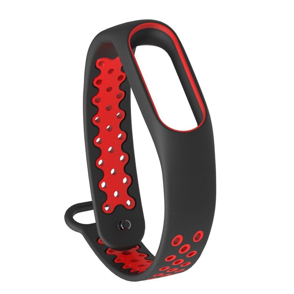 Сменный ремешок из ТПУ для MiBand2, двухцветный, спортивный ремешок для часов.