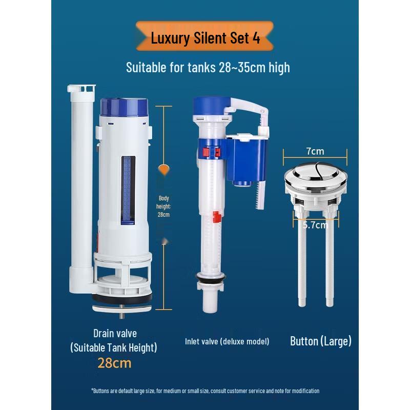 HANDUNYOU Toilet Inlet & Drain Valve Set