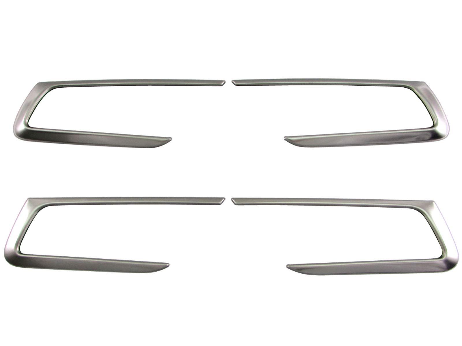 

BRIGHTZ Stainless Steel Inner Door Handle Satin for Toyota Harrier Hybrid AVU65W AVU U65 Harrier Covers, Silver, Plated, [INS-DHC-075] (VU65W, 65W,