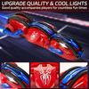 2.4Ghz Spider RC Cars with LED Lights, 360° Rolling Remote Control Car Rotating RC Stunt Car for Kids 6 7 8 9+ Year Old, Rechargeable Snake Car