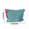 Women Girls Plaid Makeup Bag Cotton And Linen Cosmetic Bag With Zipper Pouch Simple Portable Large Capacity Storage Bag Fashion