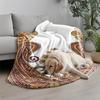 Paisley Pattern Blanket Microfiber Flannel Cover Blanket Bedroom Living Room Sofa Soft And Comfortable Home Decoration