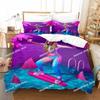 Popular Kawaii Sexy Girl Bedding Set Printed single Comforter Quilt Duvet Cover Pillow Case 3 Pieces Sets Kids Adult Size