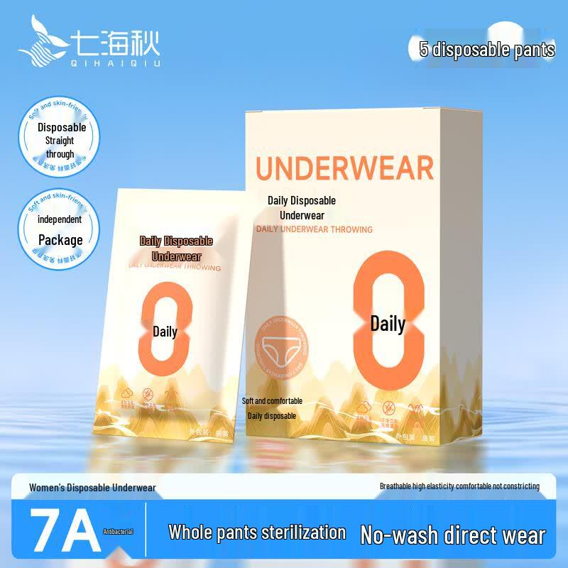 

Women s Antibacterial Disposable Underwear (5-Pack) XL