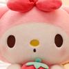 New Hot 25/30Cm Sanrio Strawberry Kuromi Pillow Plush Toy Girls Soft Stuffed Animal Toys Strawberry Melody Doll Gifts