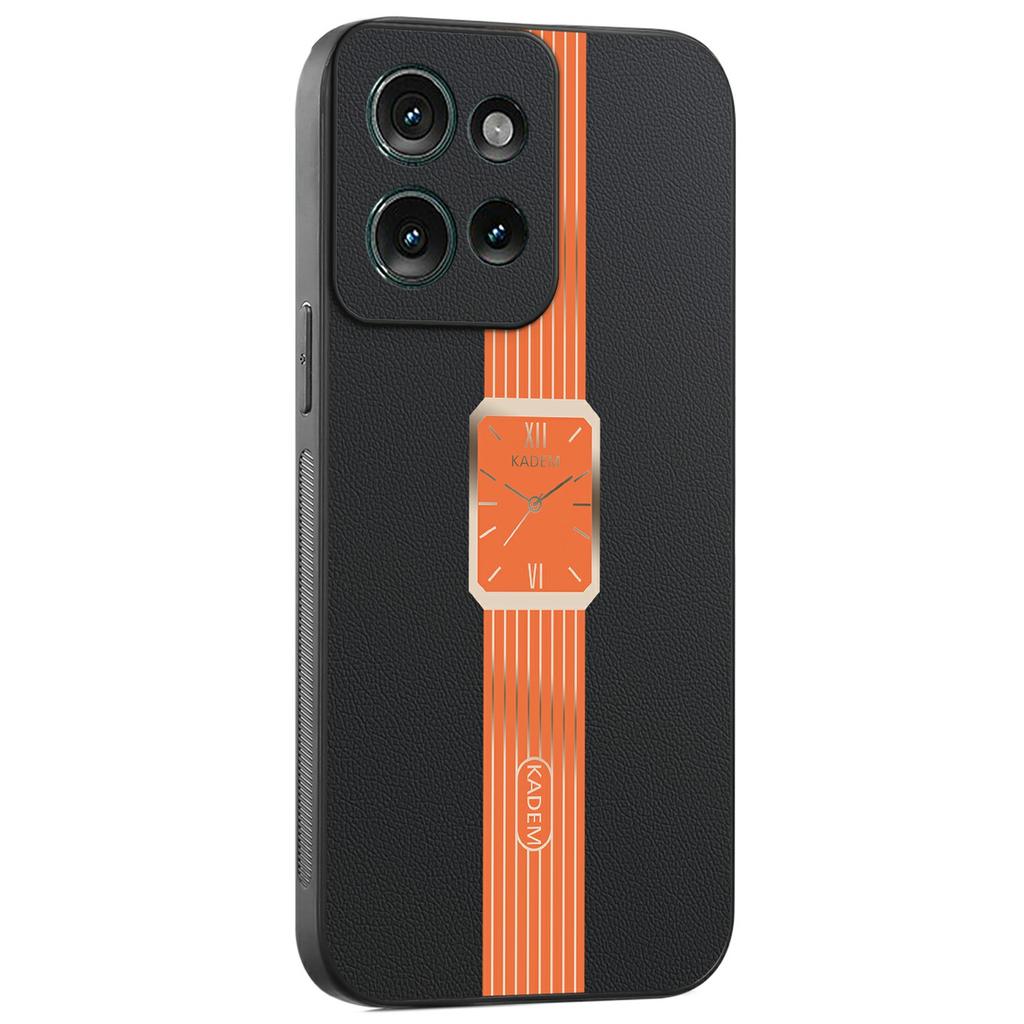 For Motorola Edge 50 5G Case Leather+TPU+Acrylic Anti-Scratch Phone Cover