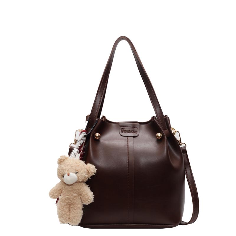 Versatile Single Shoulder Crossbody Bag  Elegant Bag  Hot Products  Advanced Bucket Bag Sensation  Practical  Autumn and Winter