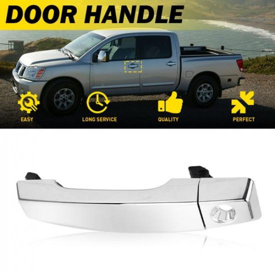 Front Left Driver Side Outer Door Handle Fit Infiniti QX56 Base 2004-2010 Chrome