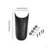 Set Paraspruzzi Moto Estensione Protettiva Flap Montaggio Semplice Parafango Moto