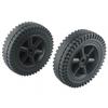 2pcs Grill Wheels Hole Diameter 8-10mm Multi-Functional