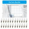 652F Heavily Duty Curtain Clip Hangers, 100Piece Set For Secure Hanging Home Or Event Setting for Hanging Tablecloth Towel