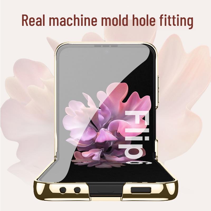 Samsung Z Flip 6 Foldable Screen Case: Anti-Drop, Electroplated, Personalized Protective Phone Cover