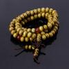 Natural Sandalwood 8mm Beads Bracelets 108 Wood Beads Buddha Prayer Jewelry