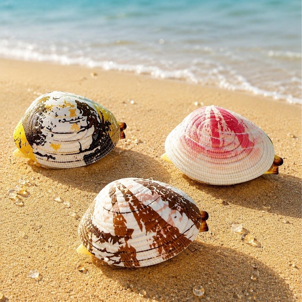 Realistic Shell Water Squirt Toy Clam Style Press Water Gun Outdoor Pool Beach Water Play Toy Random Design Included