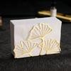 Simple Ginkgo Leaf Napkin Holder High-end Iron Tissue Rack Metal Tissue Holder  Kitchen Accessory