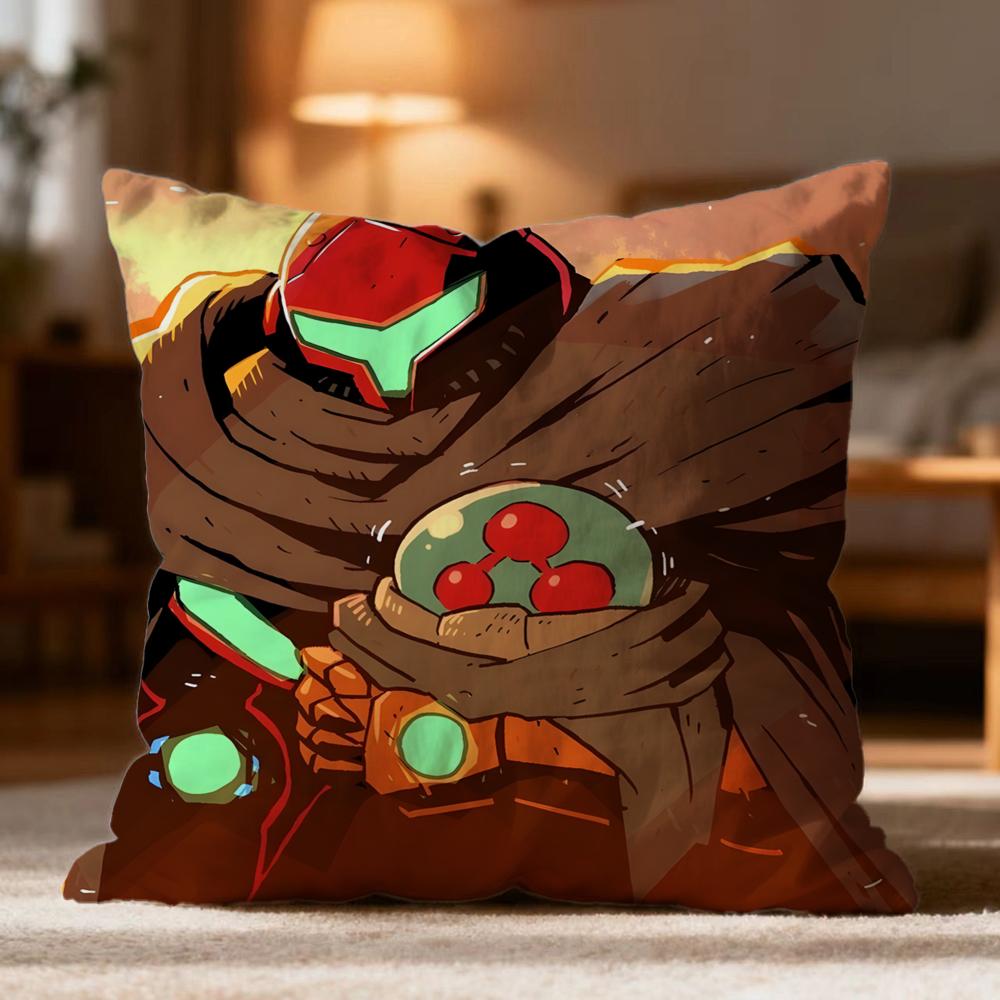 Popular MMetroider Cushion Cover Soft Washable Pillow Case Multi-Scene for Couch Bed Travel Office Use