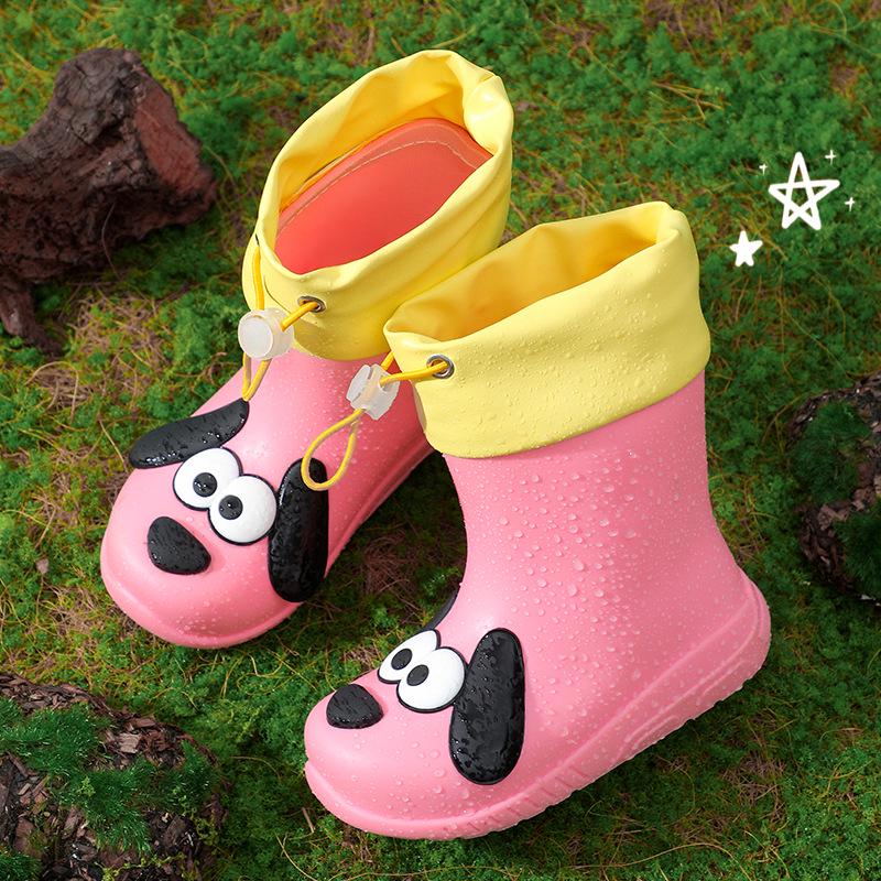 Cartoon Kids' Waterproof Rain Boots - Cute and Trendy for All Seasons