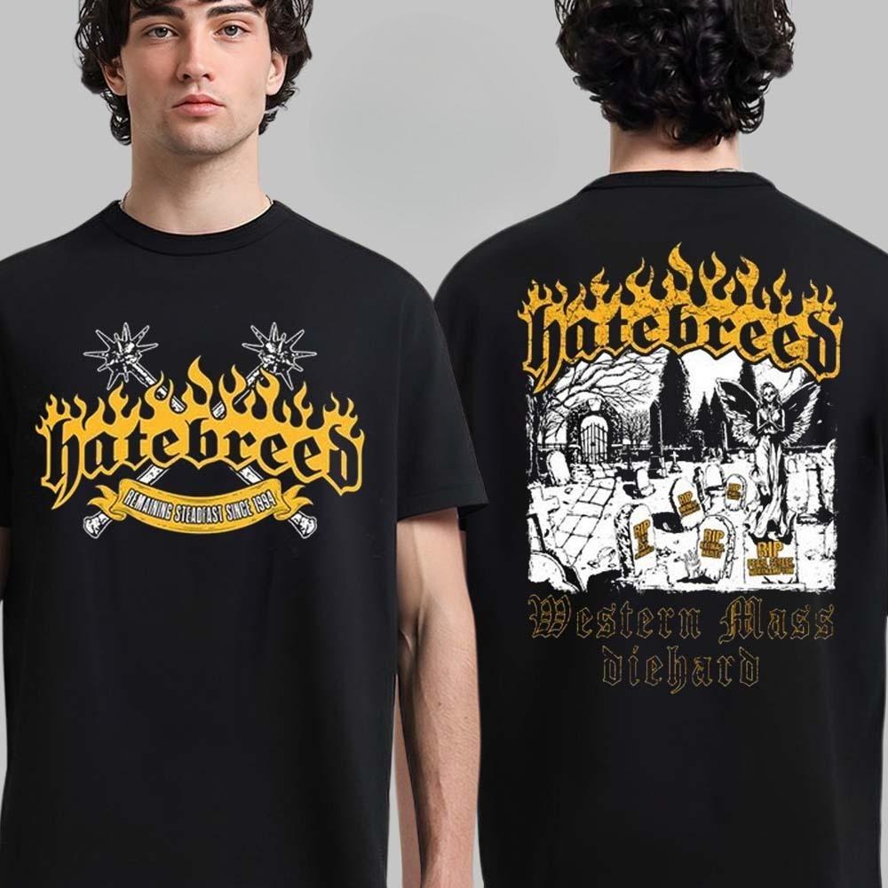 Rare Hatebreed Sonic Temple 2025 Merch Hardcore Champions with Hatebreed All Things Are Possible Two Sided Unisex T-Shirt