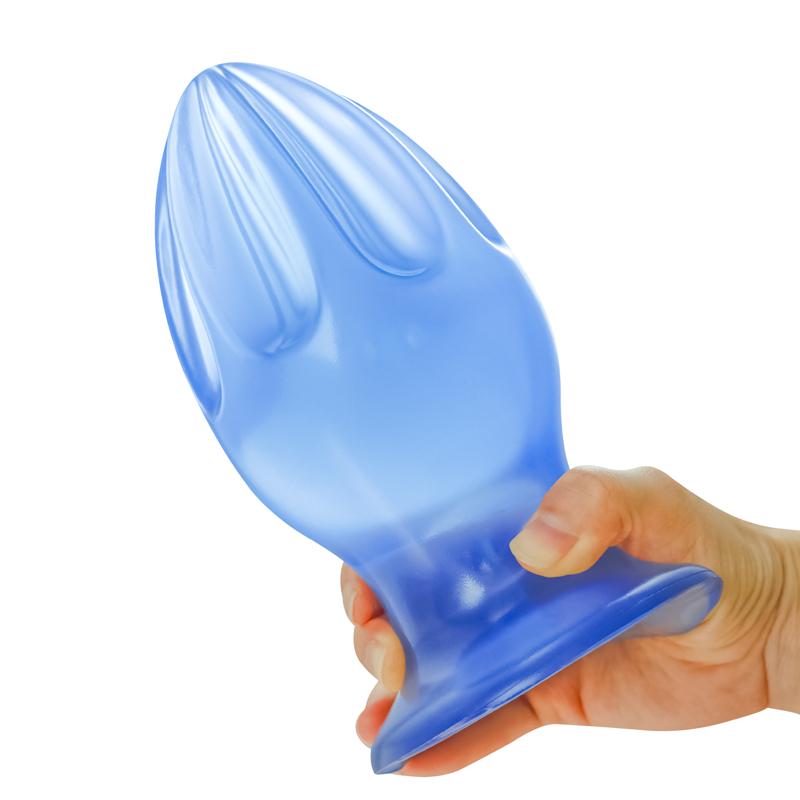 Multi-Size Eiform Analer Butt Plug Riesige Analperlen Analstimulation Expansions-Trainer Anal Sexspielzeug für Erwachsene Frau Mann