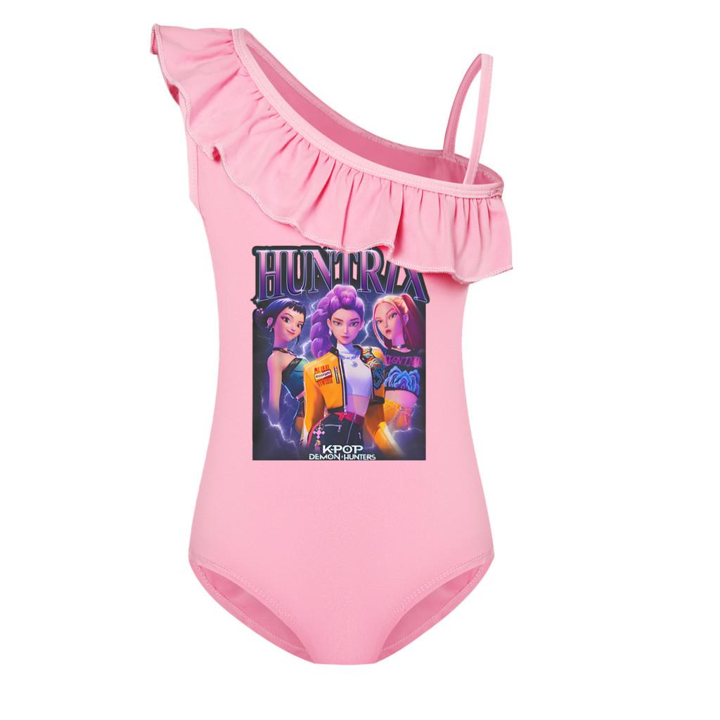 5029 Kids Girls Rumi Mira Zoey Print Swimsuit Swimming One-piece Bodysuit Swimwear