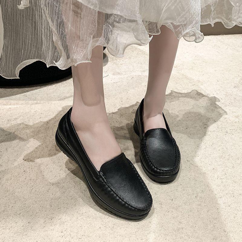 Niche Design Fashionable Versatile Flat-soled Women's Shoes Single Shoes Comfortable Shoes Casual Non-slip Women's Shoes Spring and Summer