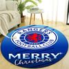 1pc Football Team (40) Design Printed Area Round Carpet for Bedroom Living Room Home Decor Rugs Mat Non Slip Mat Rug for Bedside