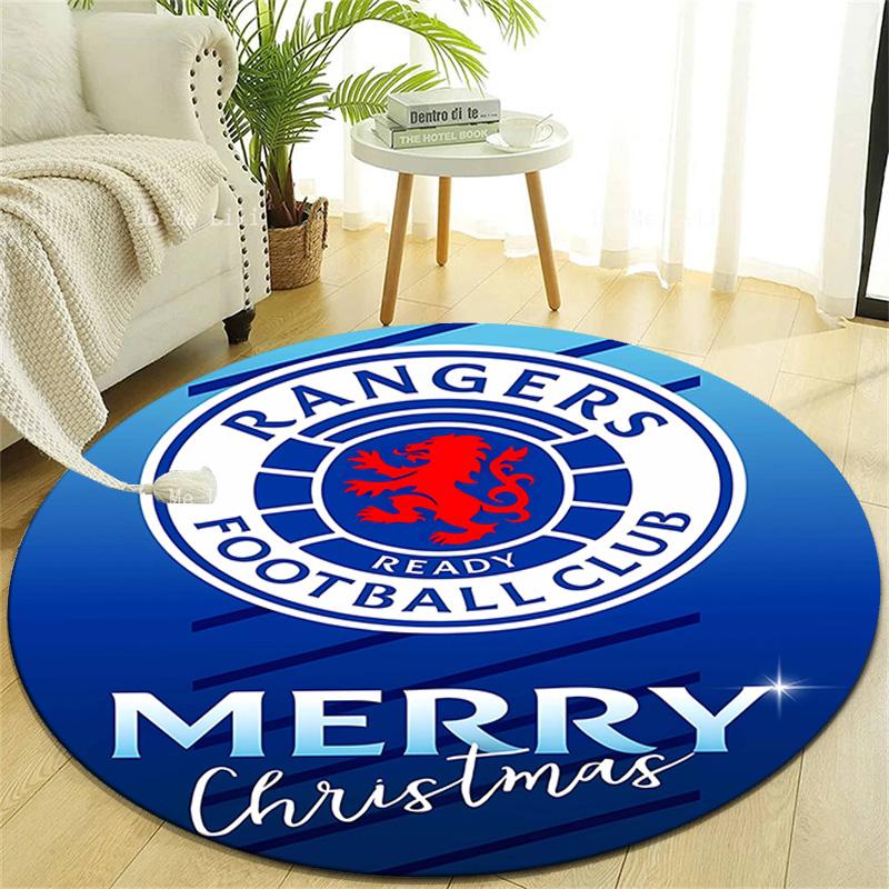 1pc Football Team (40) Design Printed Area Round Carpet for Bedroom Living Room Home Decor Rugs Mat Non Slip Mat Rug for Bedside