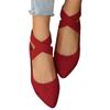 Plus Size Women's Casual Slip-on Loafers - Summer 2025 European & American Style, Size 43