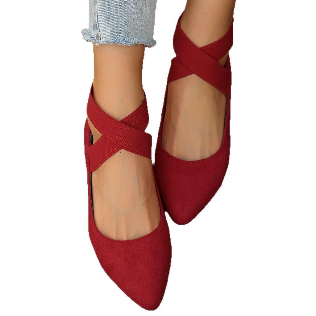 Plus Size Women's Casual Slip-on Loafers - Summer 2025 European & American Style, Size 43