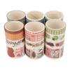 Decorative Adhesive Tape Waterproof Prevents Stick DIY Adhesive Tape Set for DIY Crafts Gift Wrap