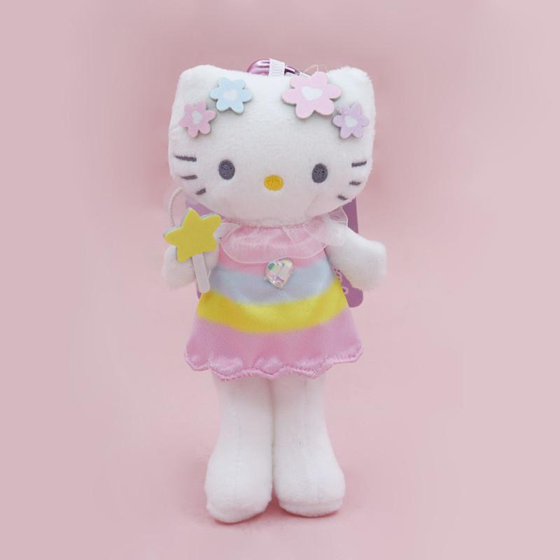 Long Leg Angel Hello Kitty Plush Keychain Soft Toy For Girls Collection White