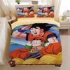 Bandai Print Dragon Ball Bedding Set Duvet Cover Pillowcase Anime Cartoon Twin Full Queen Bed Comforter Cover Boys Bedroom Gifts