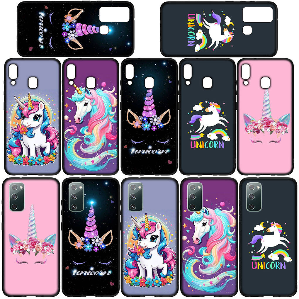 Phone Case for iPhone 17 16 15 Xiaomi Poco F8 F7 X7 X6 M8 C85 C75 C71 Redmi Note 14 13 12 11 Pro Max A3 A4 14C 13C 12C 15C Comics Unicorn Horse Cover