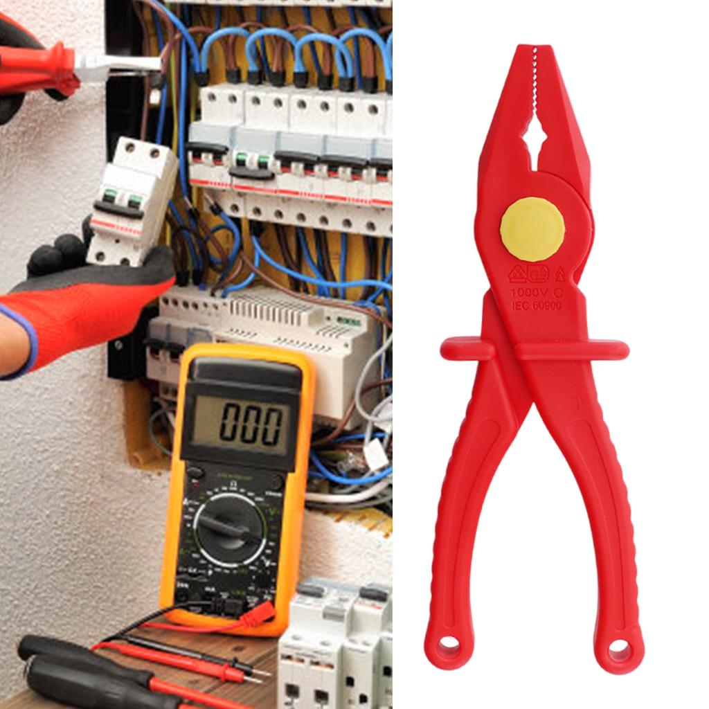 Multifunctional Insulated Plastic Cutting Pliers for Instrument Installation & Circuit Repair Professional Household Use