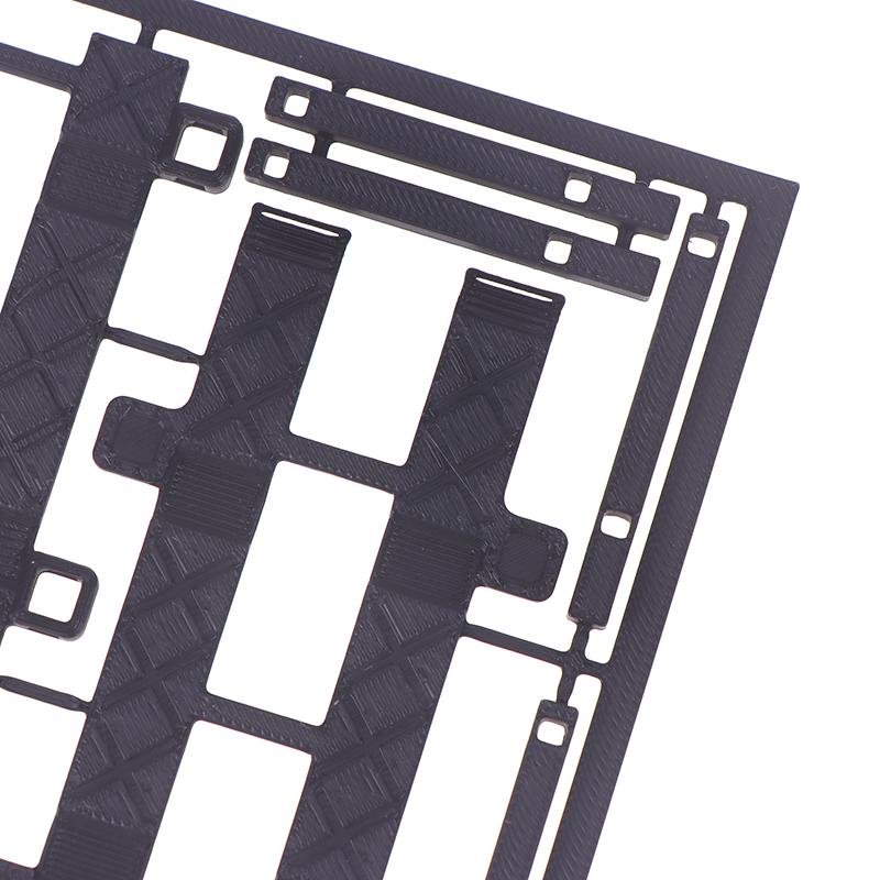 1 Set Cadru Model Parcare Vehicule cu Două Nivele Pentru Mașinuță Jucărie Aliaj 1/64 Piese de Asamblare Decor Scenă Suport Mașină Garaj Imprimat 3D