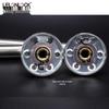 European Standard Stainless Steel Fireproof Door Handle with Round Cover and Split Lock for Bathroom and Passage Doors